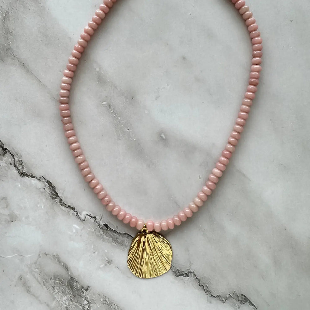 The Pink Opal Kai Necklace by Jessica Matrasko Jewelry