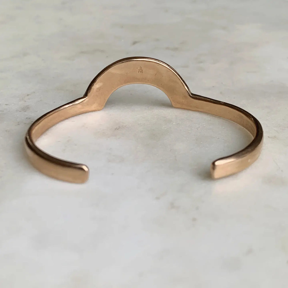 Mimosa Handcrafted Rainbow Cuff Harbour Thread - Main Image