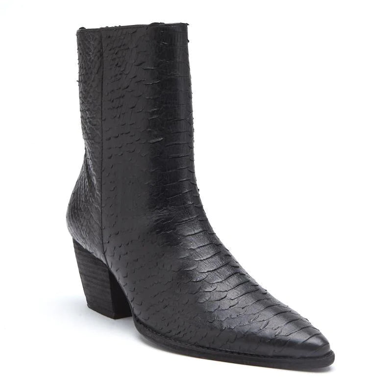 Matisse Caty Ankle Boot - Black Snake