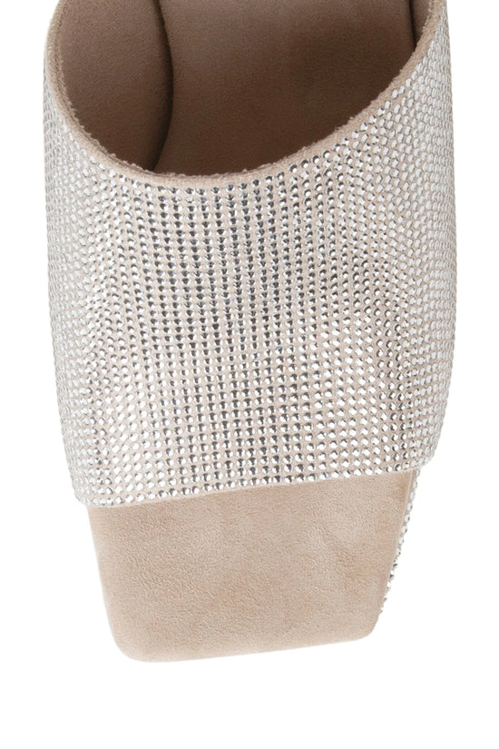 Load image into Gallery viewer, Jeffrey Campbell Caviar JS - Nude Suede Champagne
