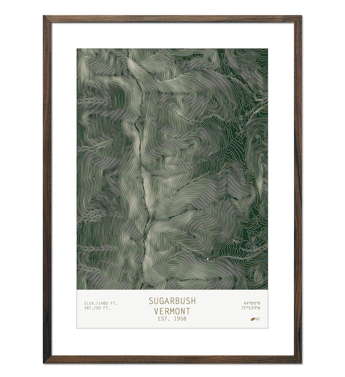 Shop the Muir Way Sugarbush Print in Spruce at Harbour Thread boutique in Burlington, VT!