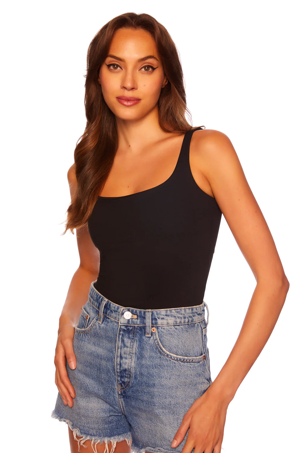 Susana Monaco's Essential Everyday Tank in the color Black