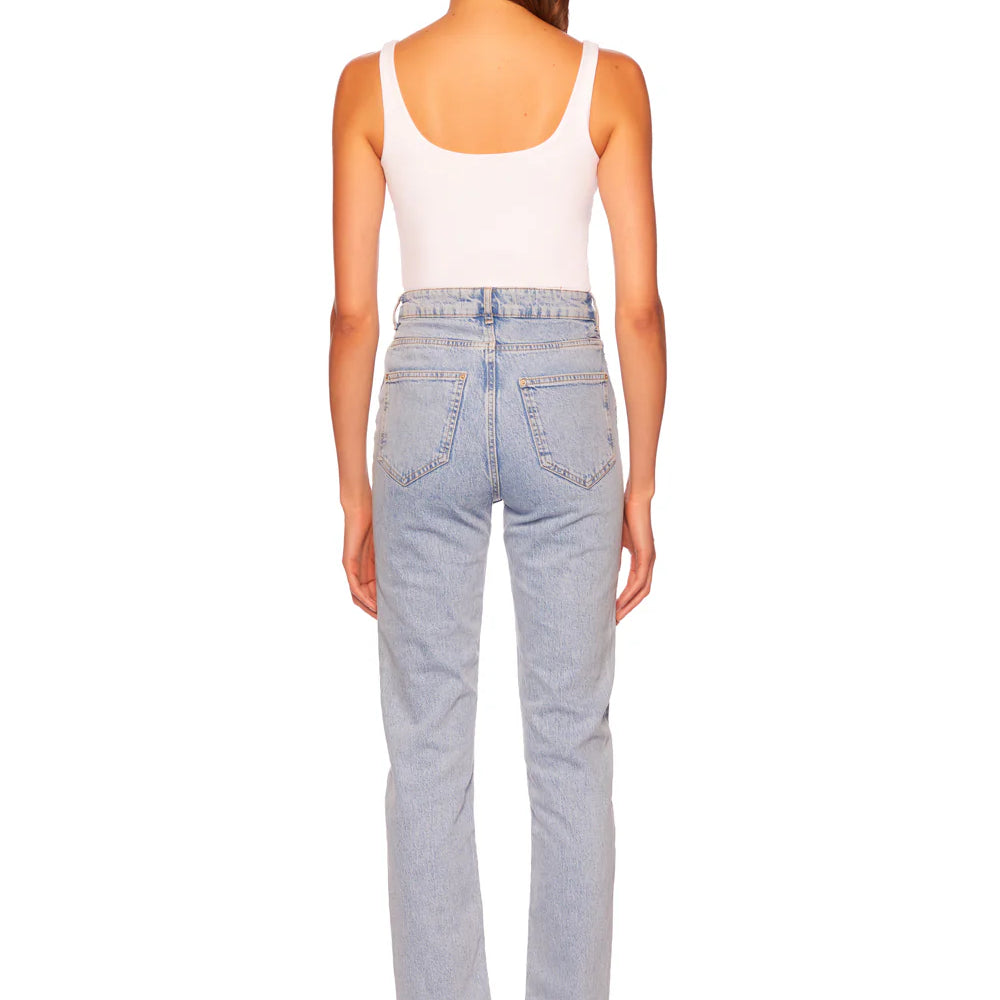 
                      
                        Susana Monaco's Essential Everyday Tank paired with jeans and heels
                      
                    