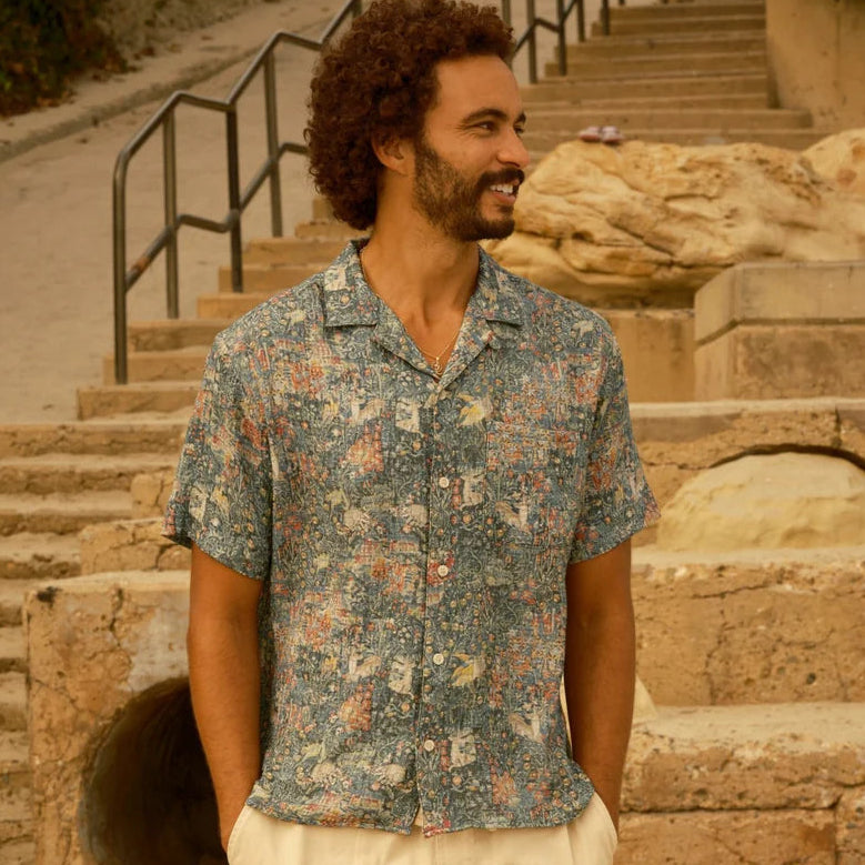 Mollusk Men's Cosmo Shirt in Tapestry