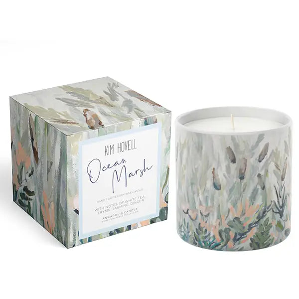 The Ocean Marsh 8 oz Boxed Candle by Annapolis Candle