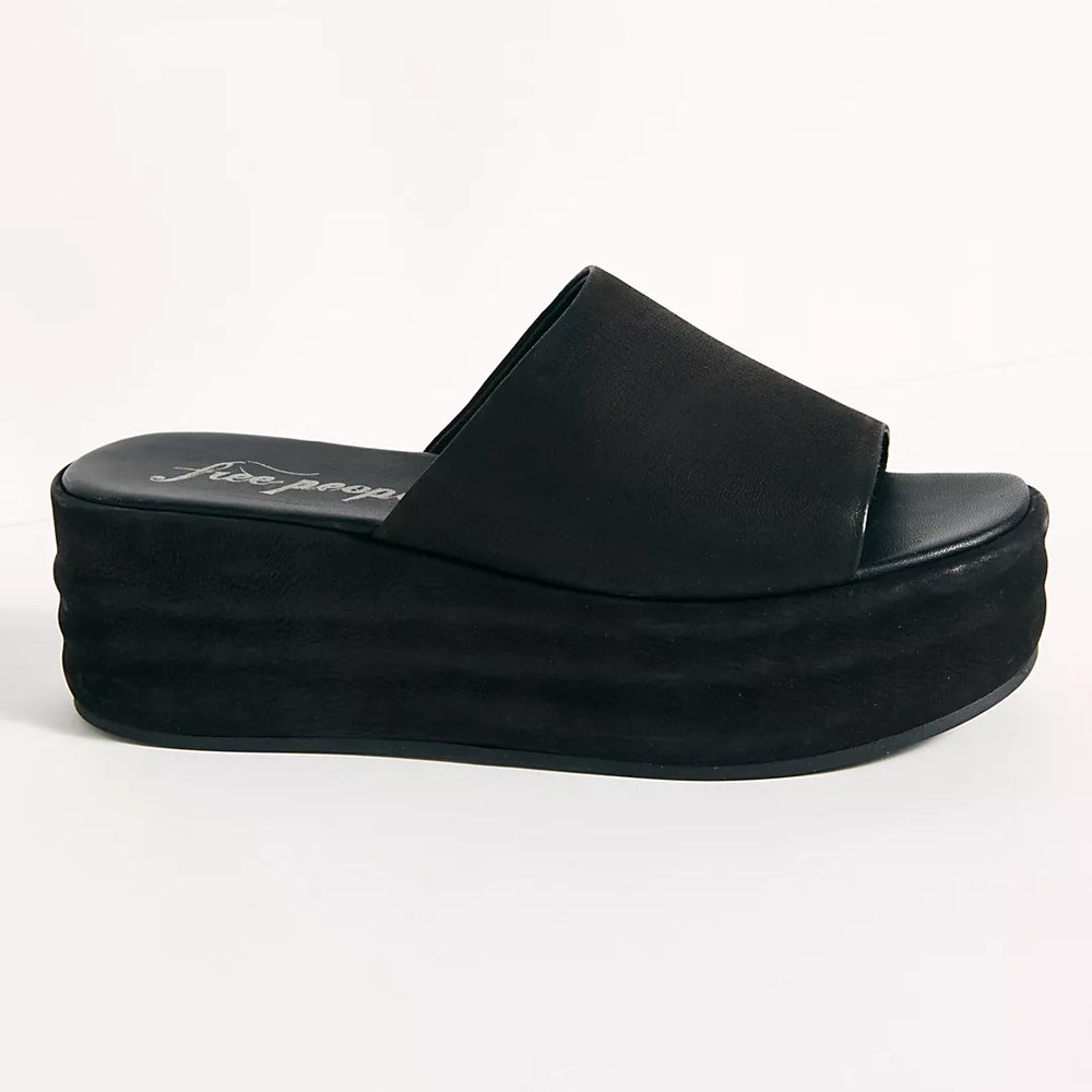 Women's black platform sandal from Free People