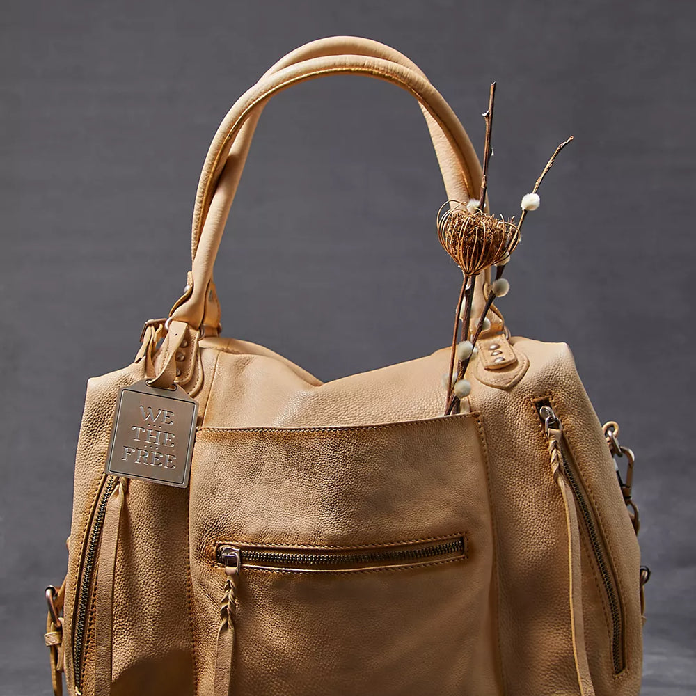 Shop the leather Emerson Tote by Free People at Harbour Thread