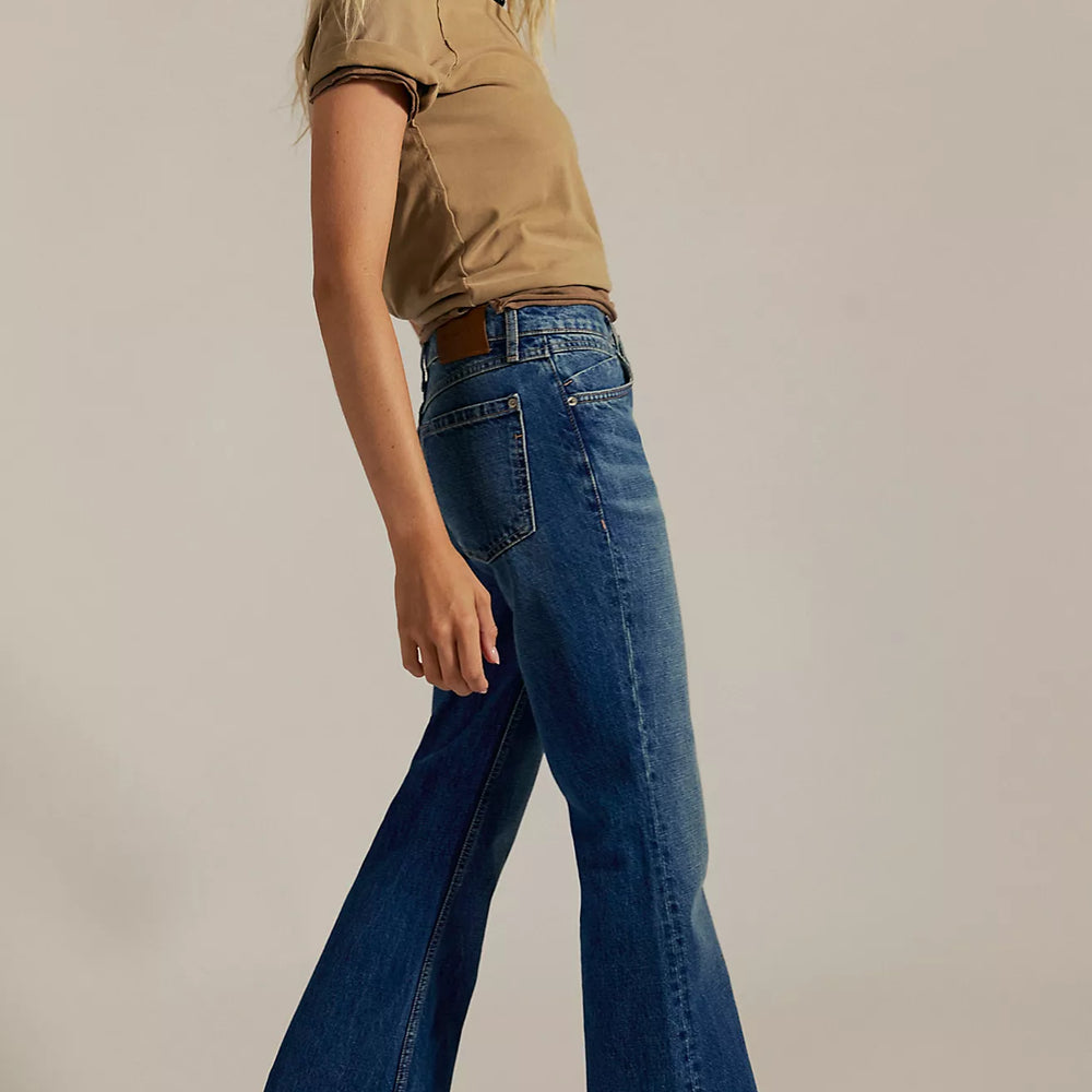 
                      
                        Free People  West Coast Relaxed Flare Jeans
                      
                    