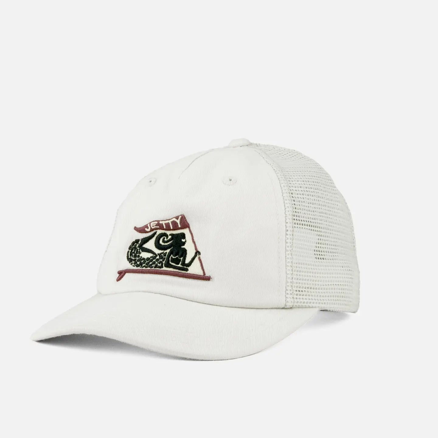 Embrace everyday casual style when you top off your look with the Jetty Banner Hat, now at Harbour Thread in St. Pete, FL. 