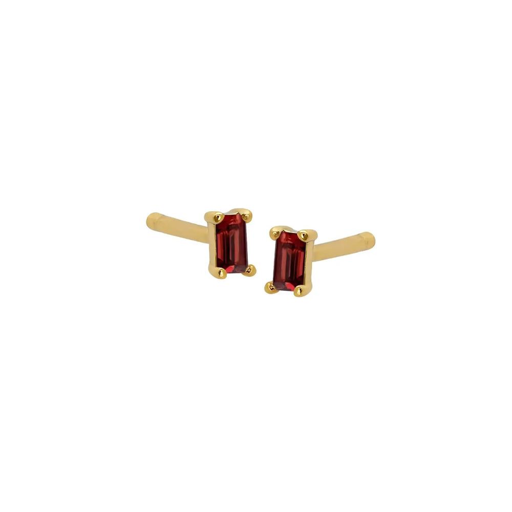 
                      
                        The Land Of Salt Dara CZ Baguette Stud Earrings
                      
                    