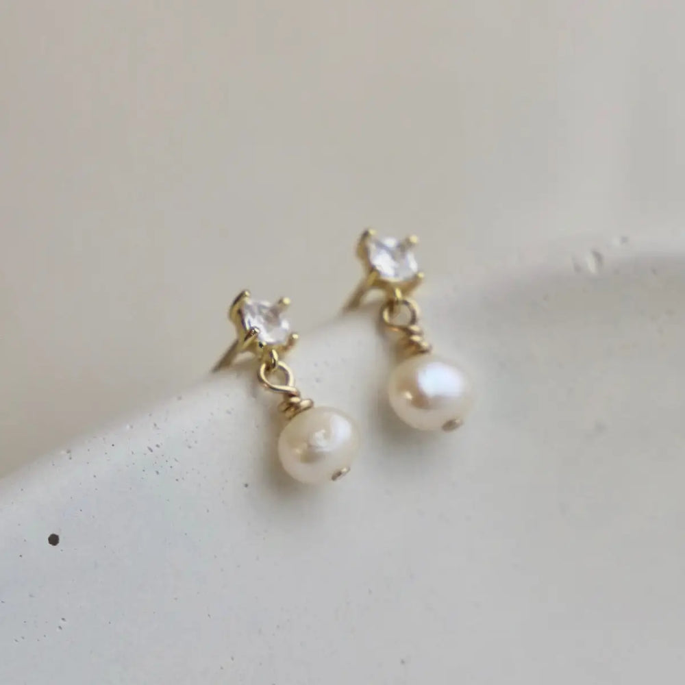 The Katie Waltman Claire Pearl Studs