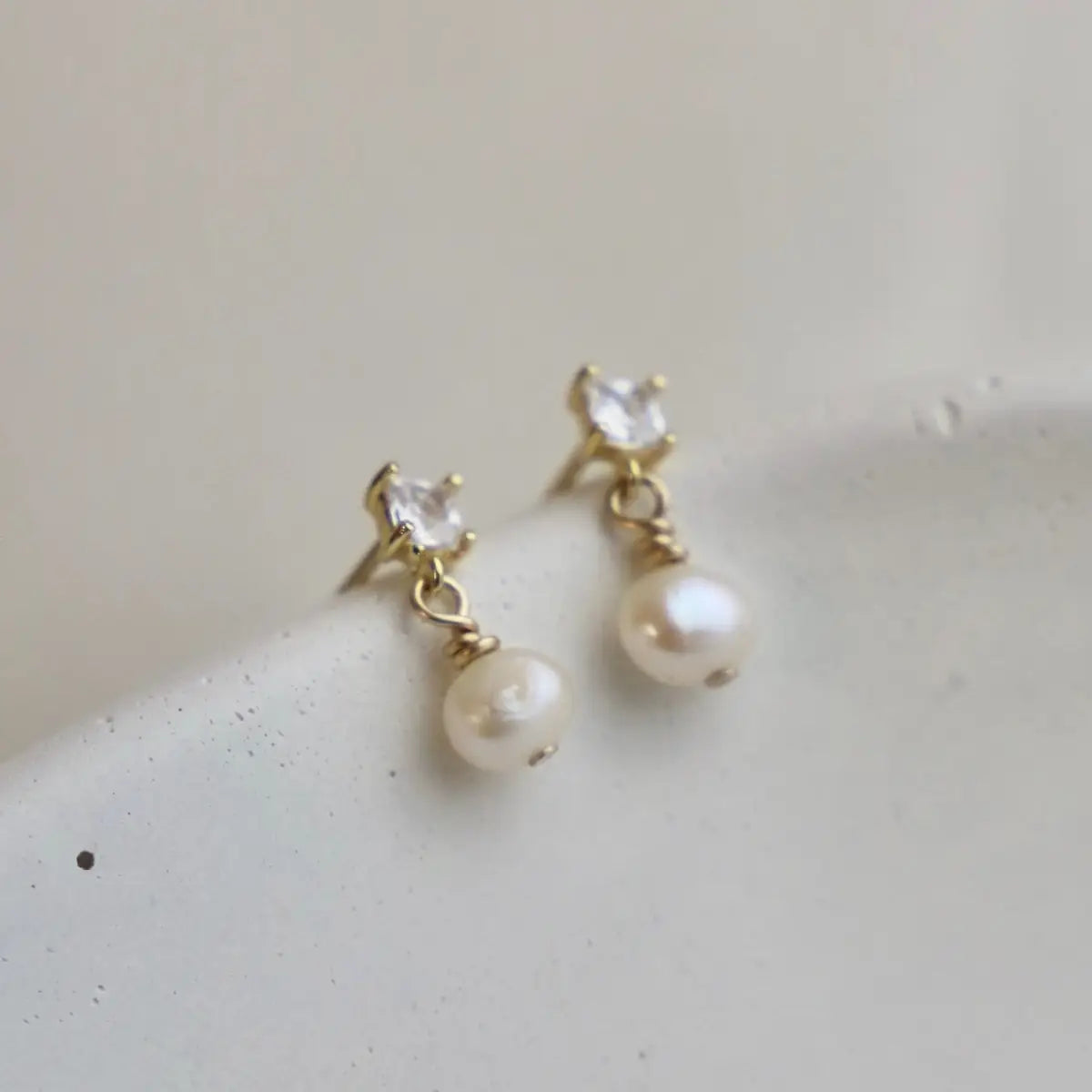 The Katie Waltman Claire Pearl Studs