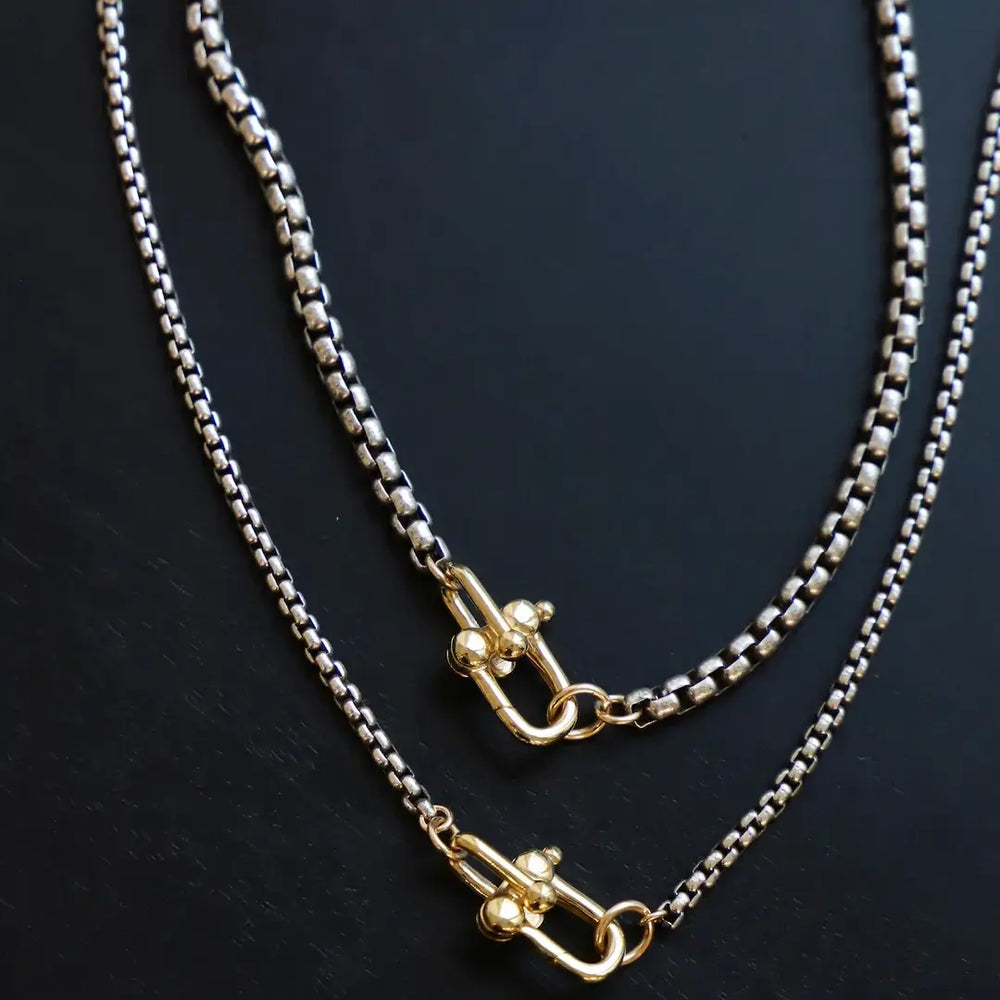 
                      
                        Nova Round Box Chain Necklaces
                      
                    