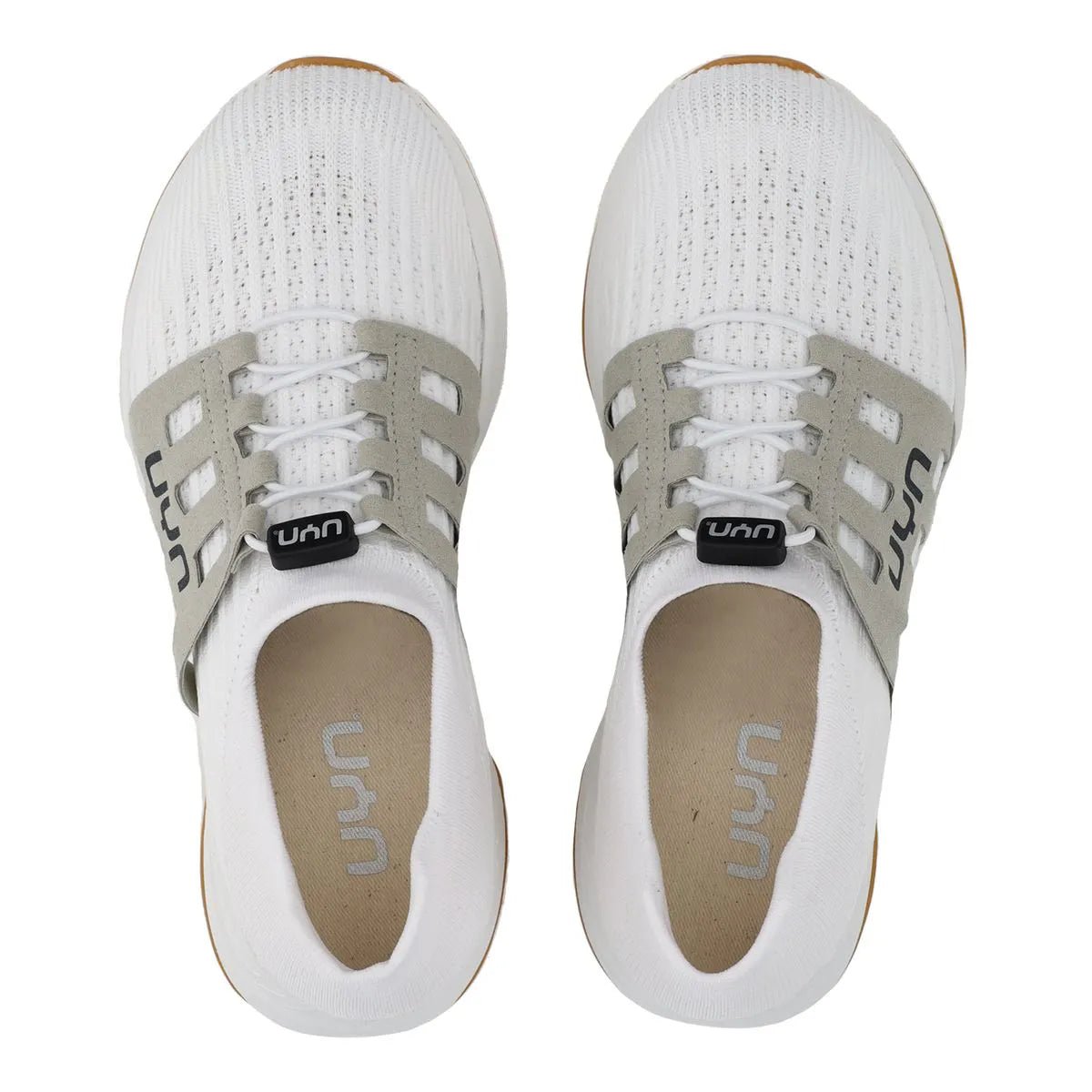 Top view of the Women's White Haru Shoes by UYN