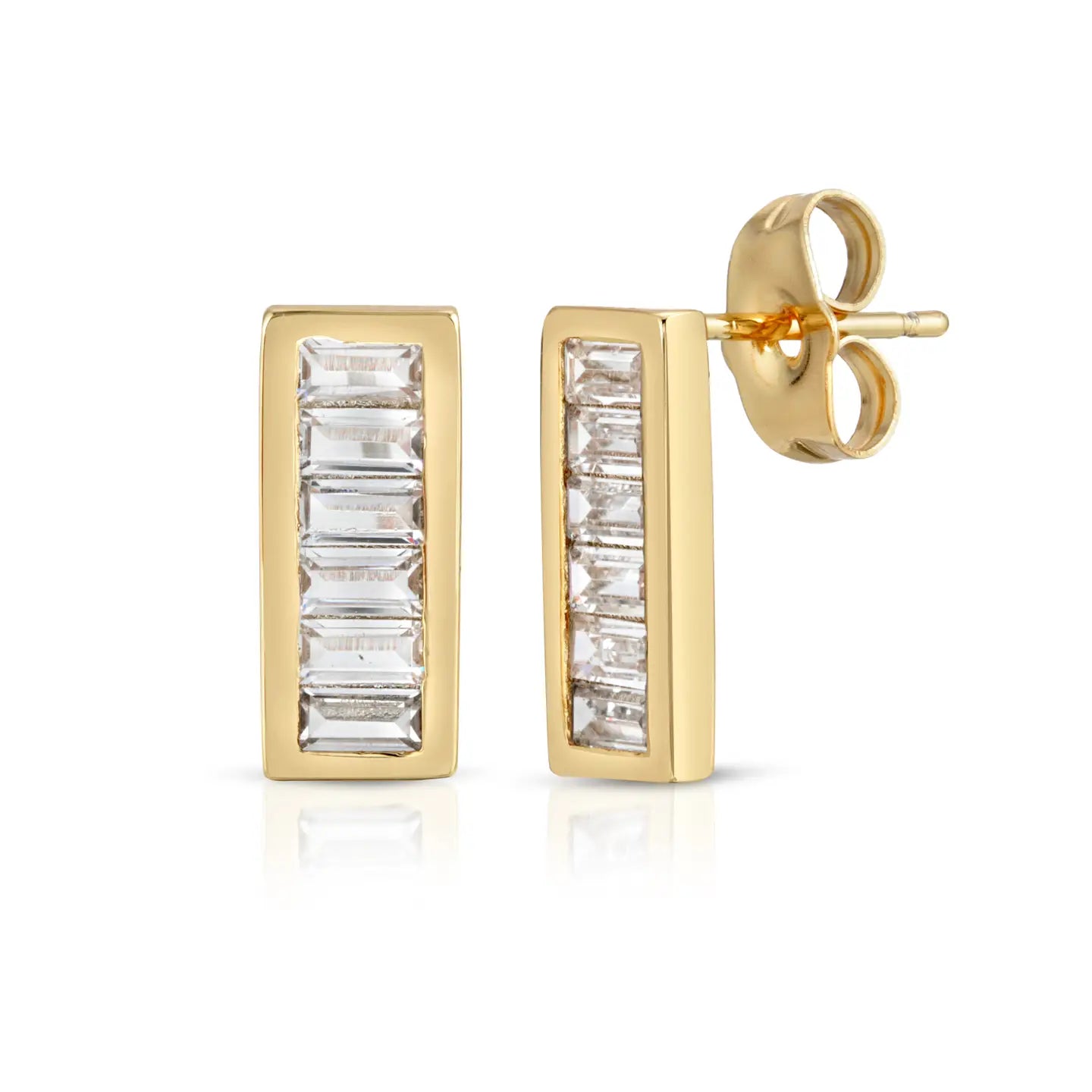 Channel set CZ Baguettes