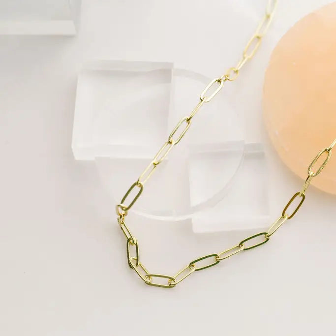 The Land Of Salt Marigold Chunky Link Chain Necklace