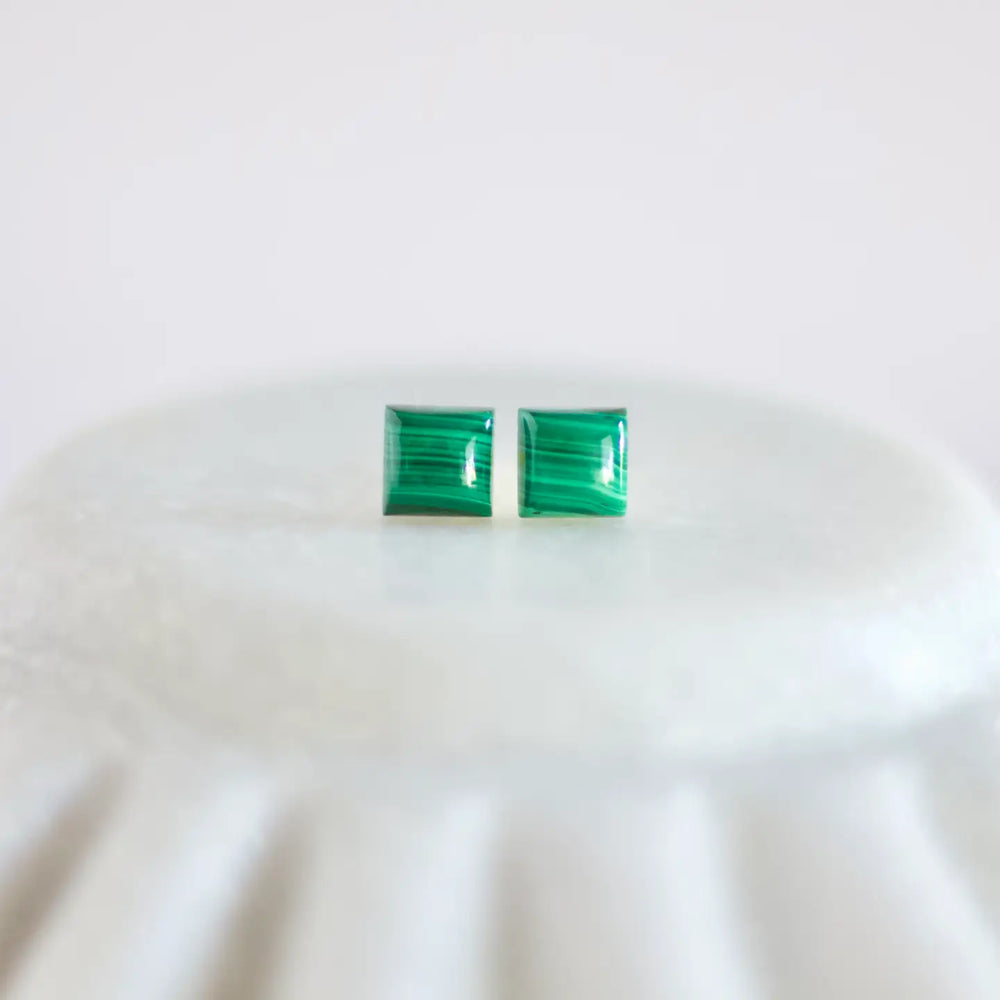 Mesa Blue's Malachite Stud Earrings