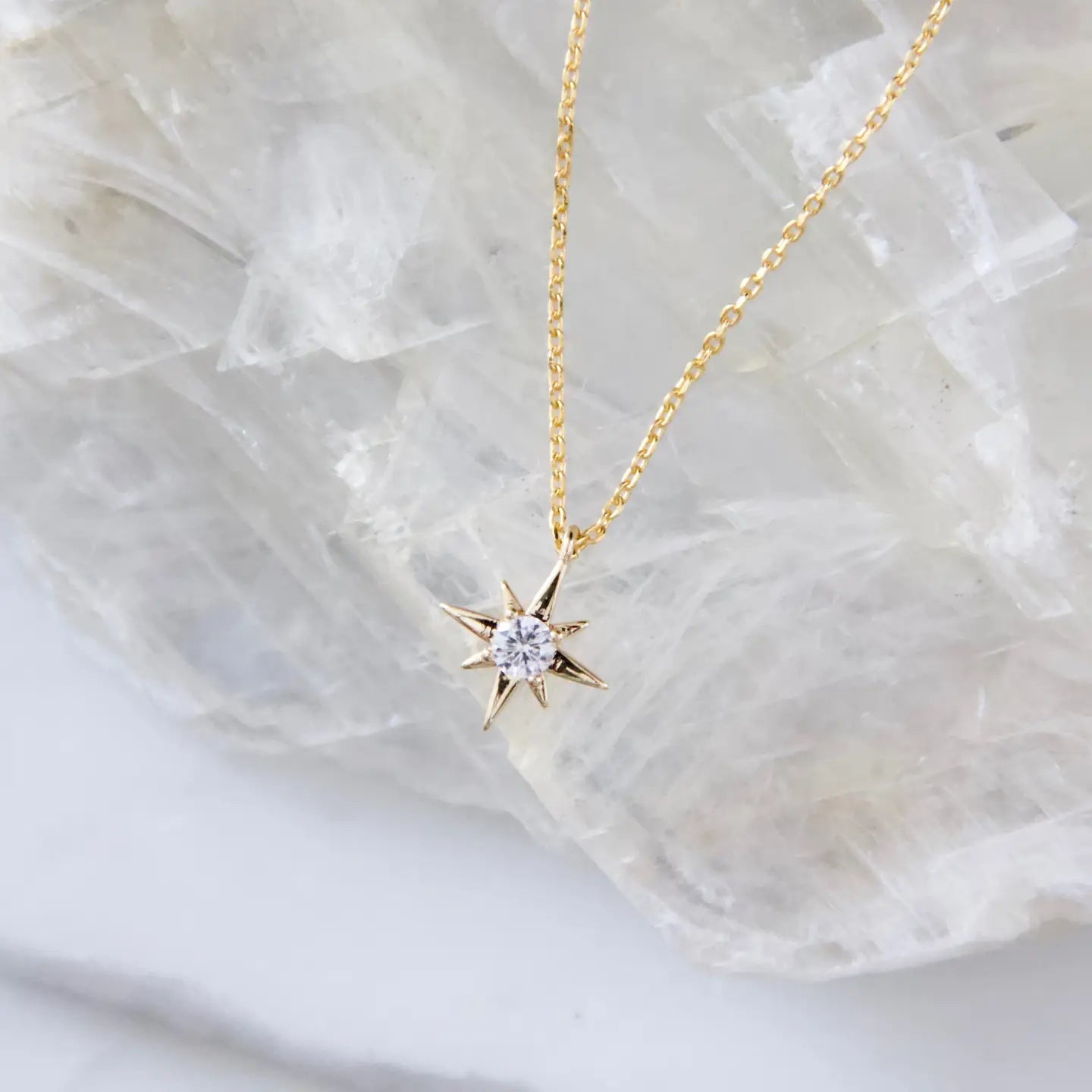 The Gold Mini Star Necklace by Mesa Blue