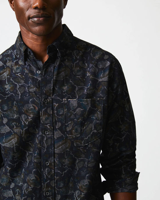 Billy Reid Lowtide Msl 1-Pocket Shirt - Carbon Blue