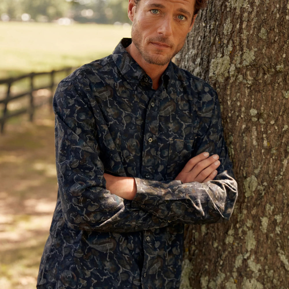 
                      
                        Billy Reid Lowtide Msl 1-Pocket Shirt - Carbon Blue
                      
                    