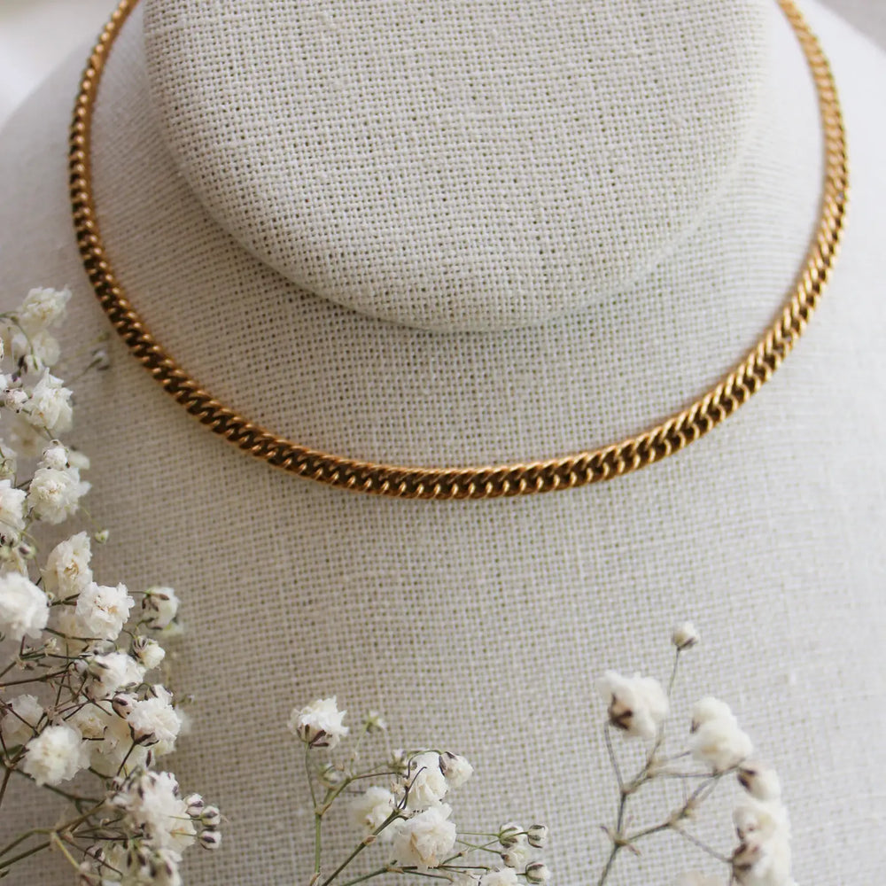 24th & Gold Cuban Chain Necklace