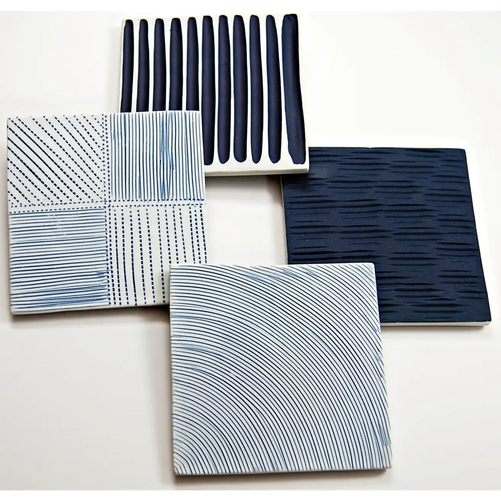 
                      
                        The Blue and White Coaster Set by Art Floral Trading
                      
                    