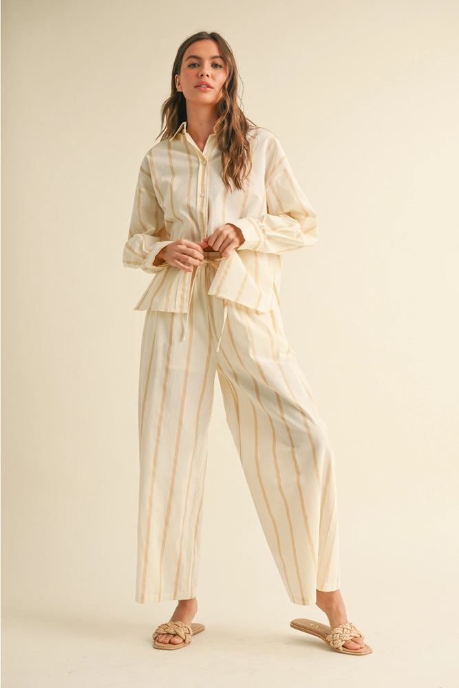 
                      
                        Coastal Stripe Straight Leg Pants
                      
                    