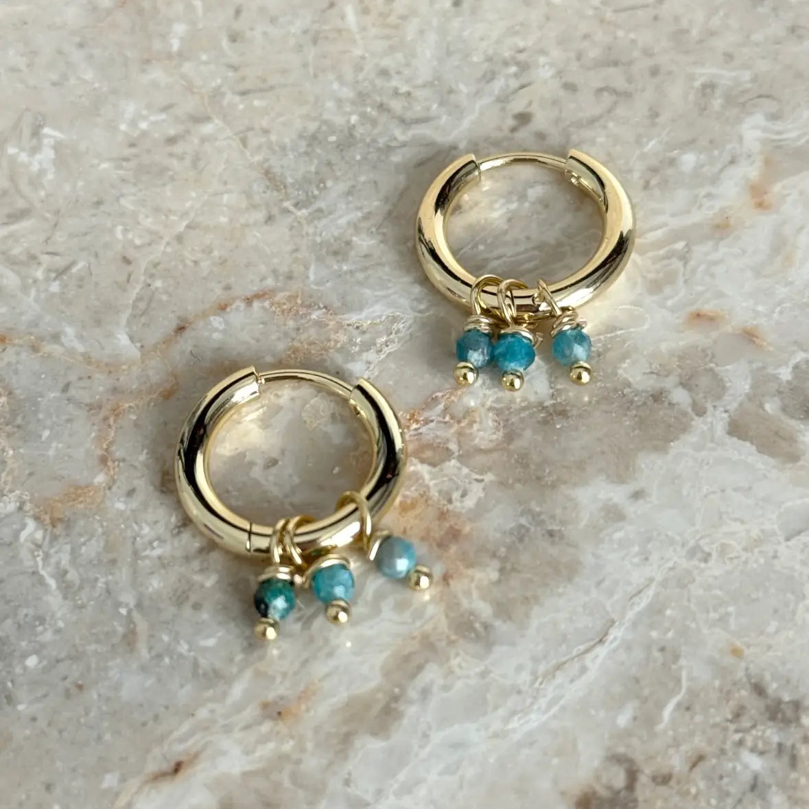 Tramps + Thieves Blue Strands Hoops