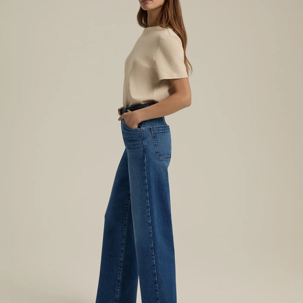 Favorite Daughter Mischa Super High Rise Wide Leg Ankle