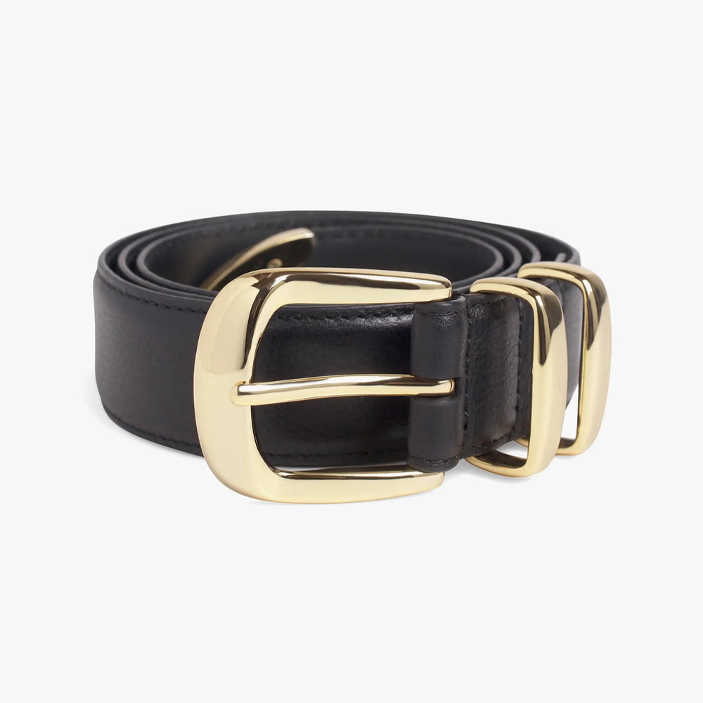 The black and gold Jordan Belt by Favorite Daughter