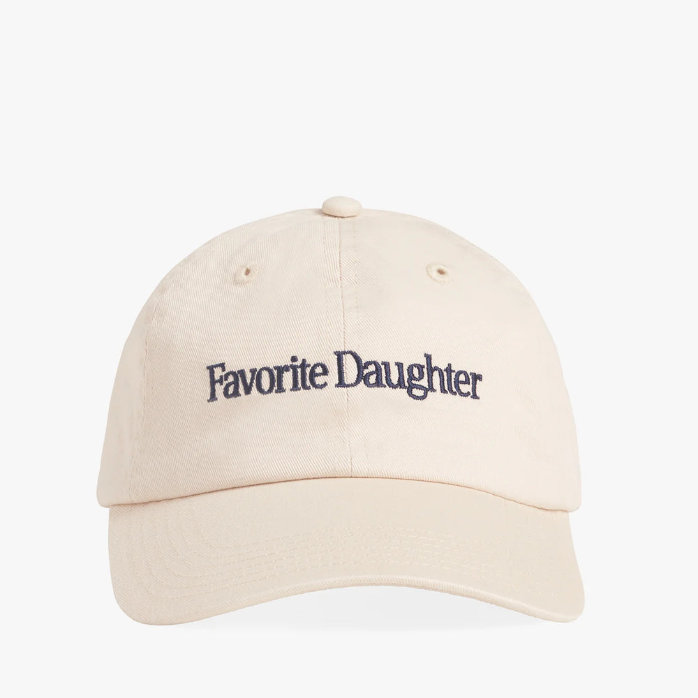
                      
                        The Favorite Daughter Classic Logo Baseball Hat in the color Khaki
                      
                    