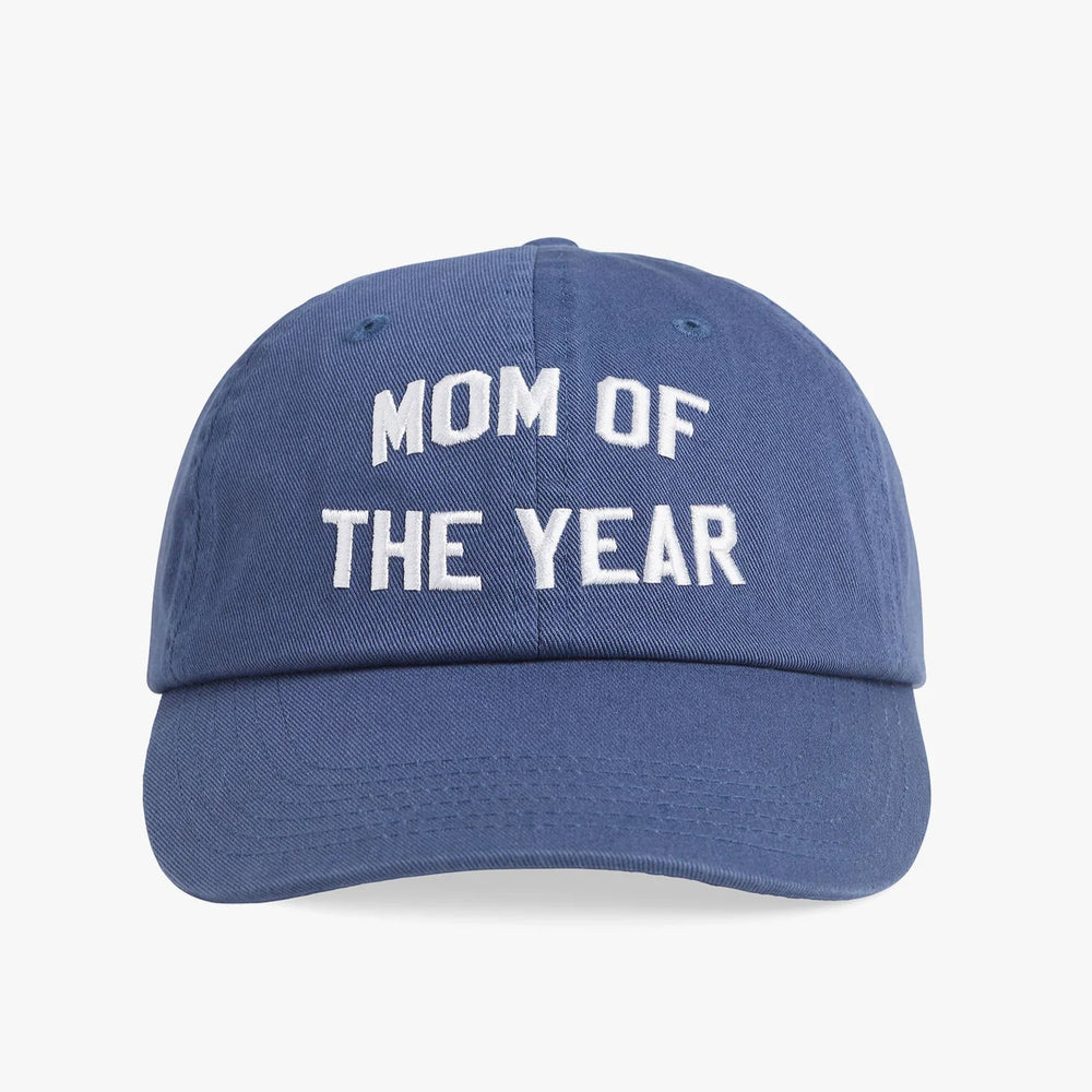 The Mom Of The Year Baseball Hat from Favorite Daughter in the color Navy