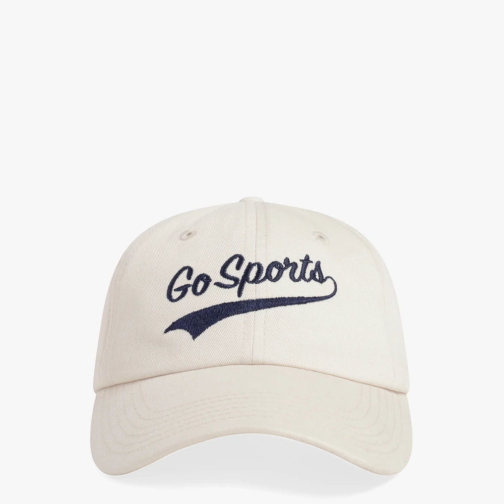 Show off your team spirit in style when you wear the Go Sports Embroidered Cotton Hat by Favorite Daughter, now available at Harbour Thread in Burlington, VT.