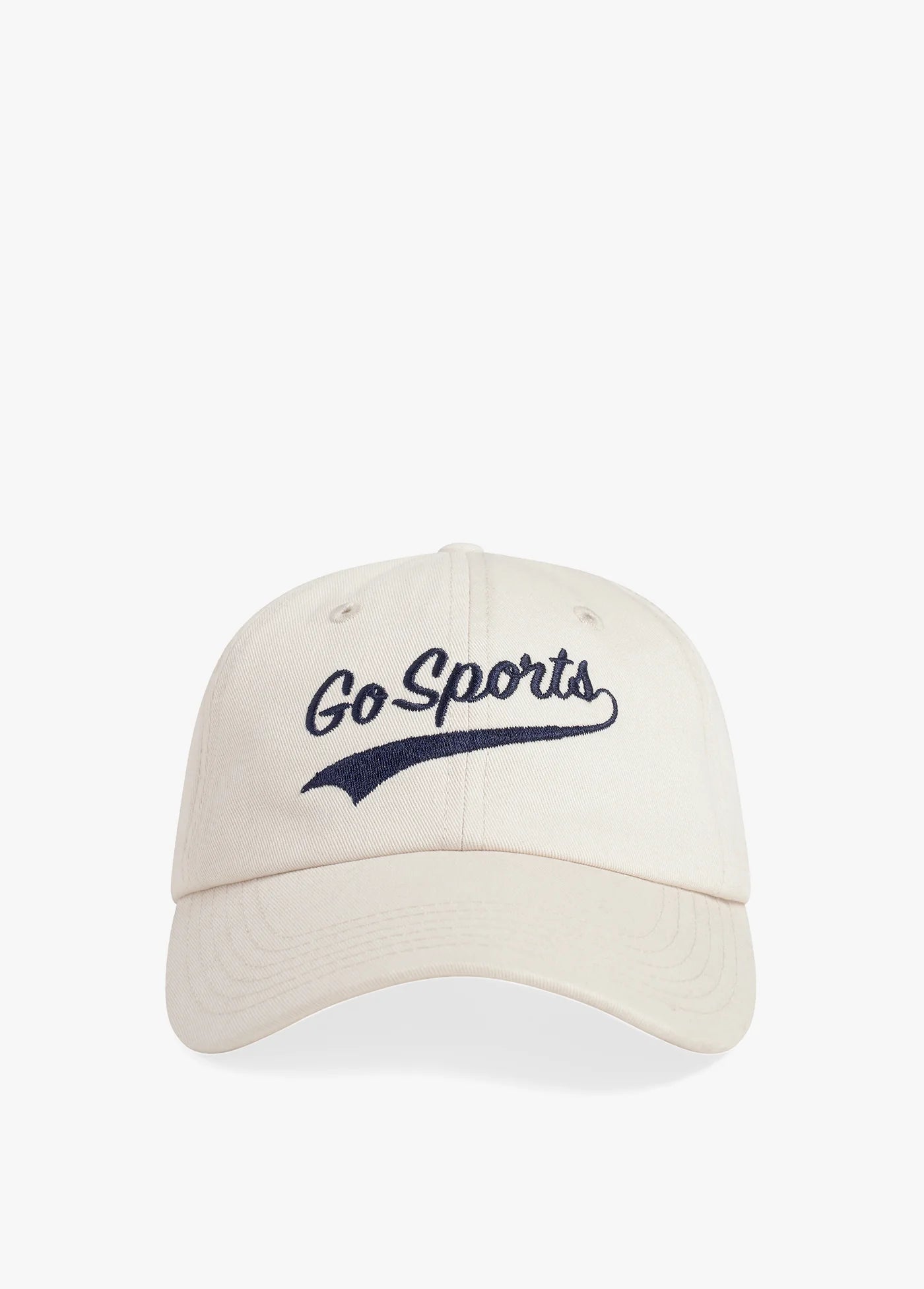 Show off your team spirit in style when you wear the Go Sports Embroidered Cotton Hat by Favorite Daughter, now available at Harbour Thread in Burlington, VT.