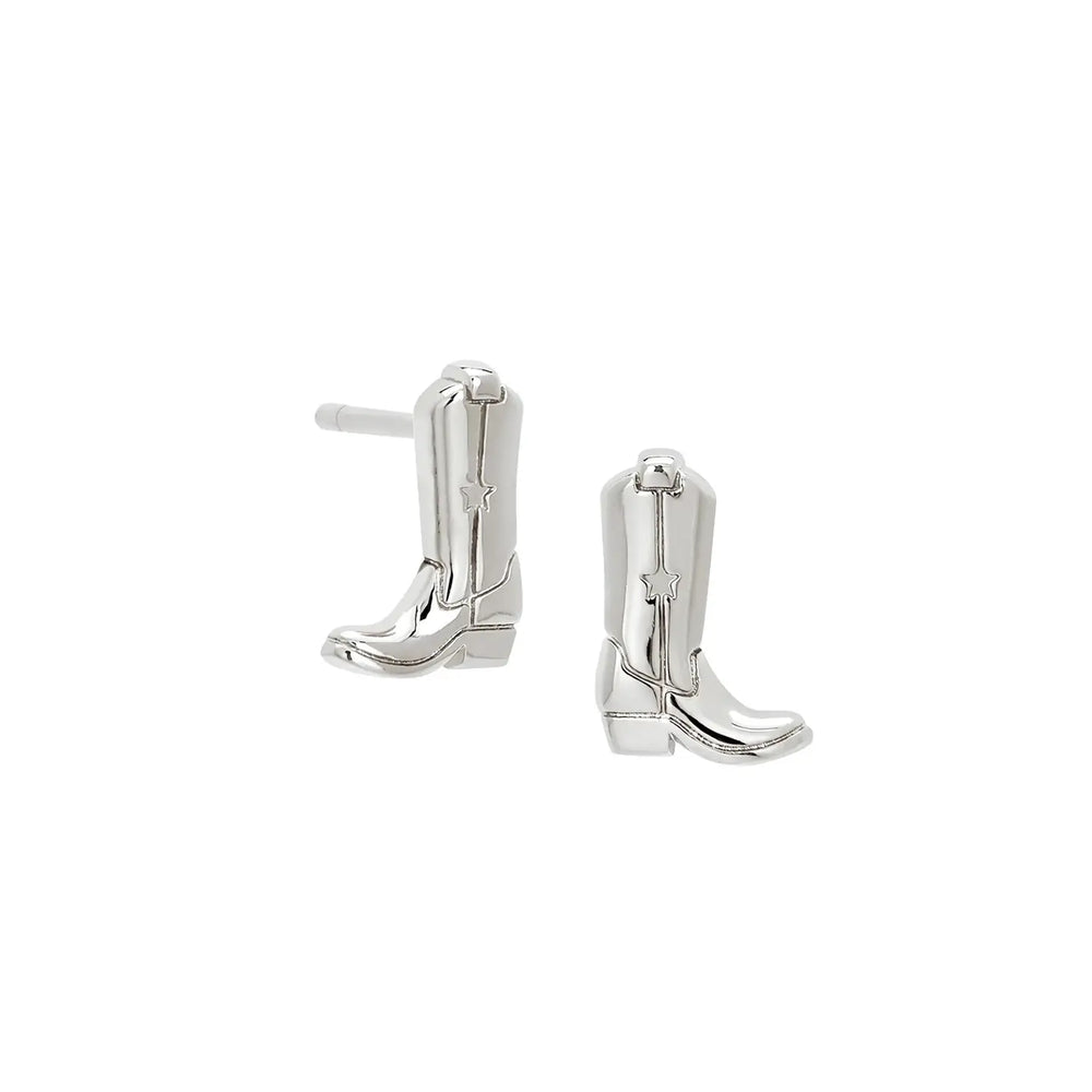 
                      
                        The Land Of Salt Gold Cowgirl Boot Stud Earrings
                      
                    