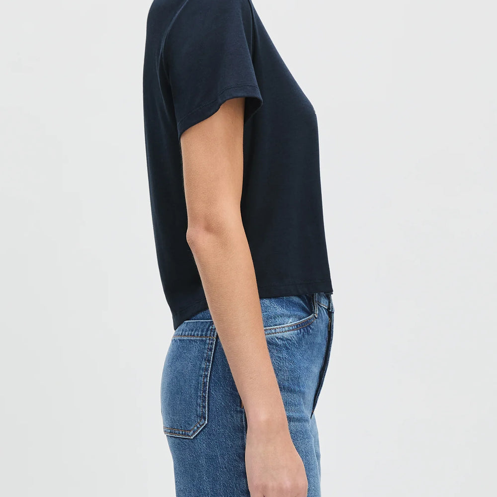 
                      
                        Favorite Daughter Cropped Collegiate Tee
                      
                    