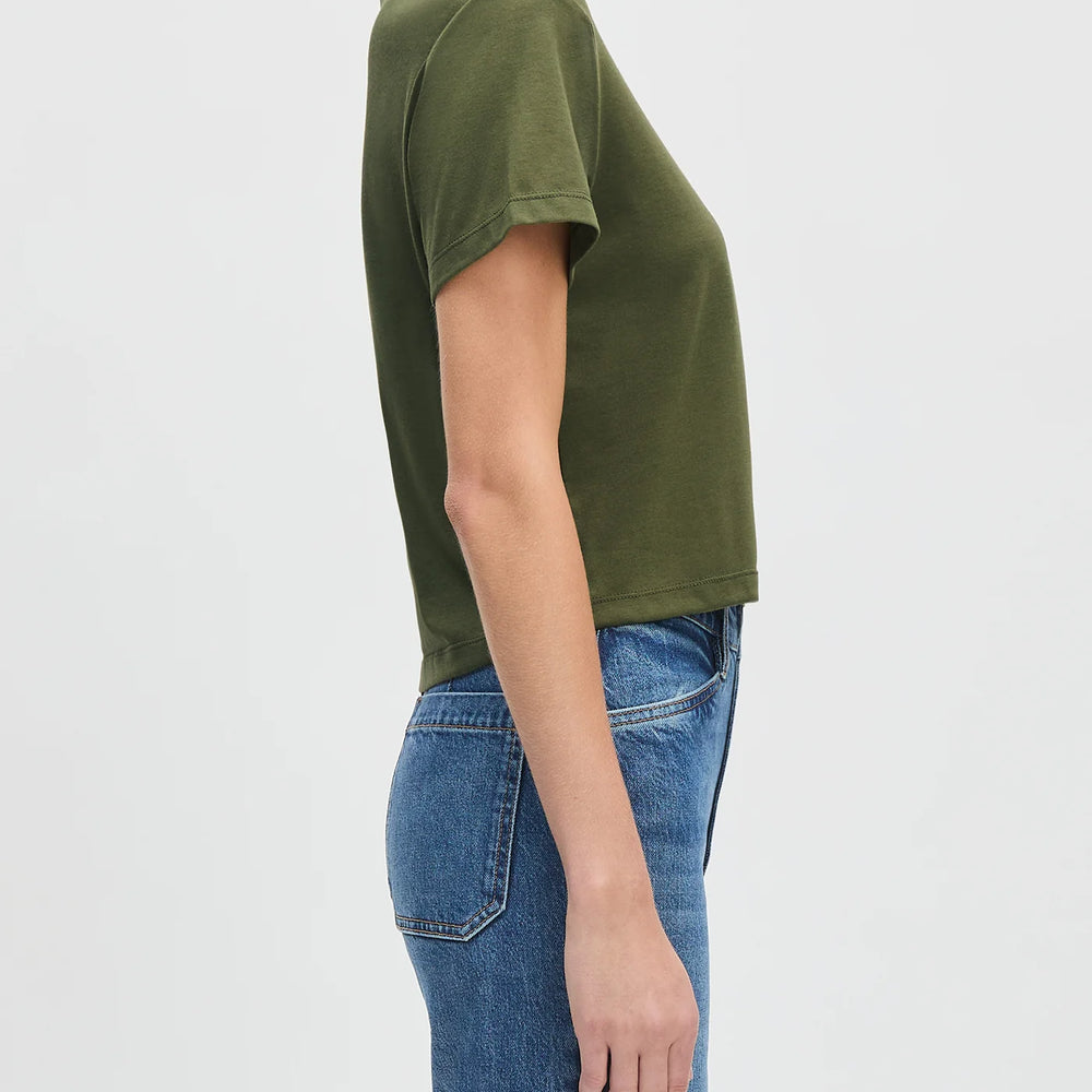 
                      
                        Favorite Daughter Cropped Collegiate Tee
                      
                    