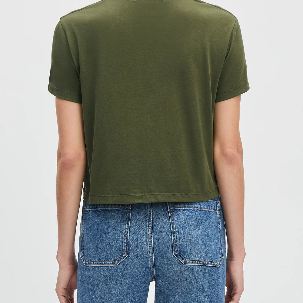 
                      
                        Favorite Daughter Cropped Collegiate Tee
                      
                    
