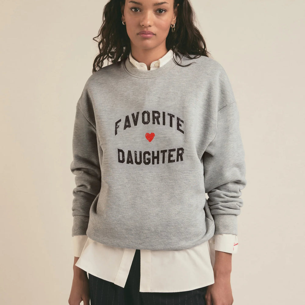 The Heart Logo Sweatshirt will be your new favorite cozy layer, with clean branding and a just right fit. Find it at Harbour Thread boutique in Burlington, VT!