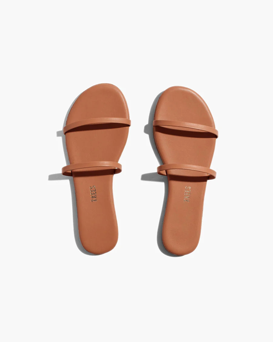 Shop the Gemma Two Strap Leather Sandal by TKEES at Harbour Thread
