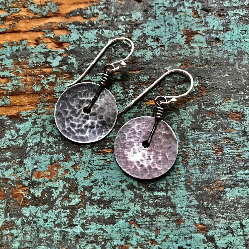Jennifer Kahn Silver Disc Earrings