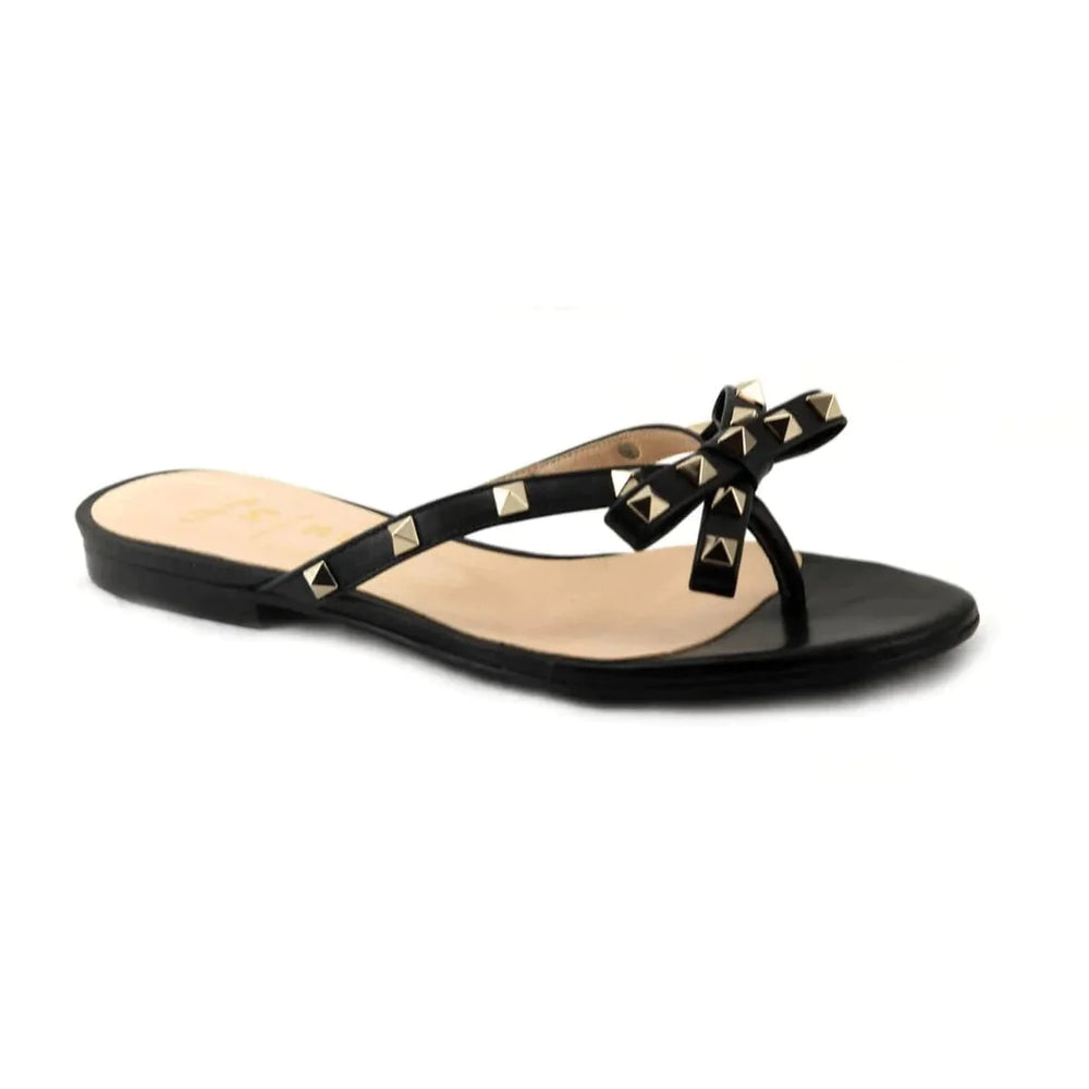 French Sole Bina Sandal - Black Napa