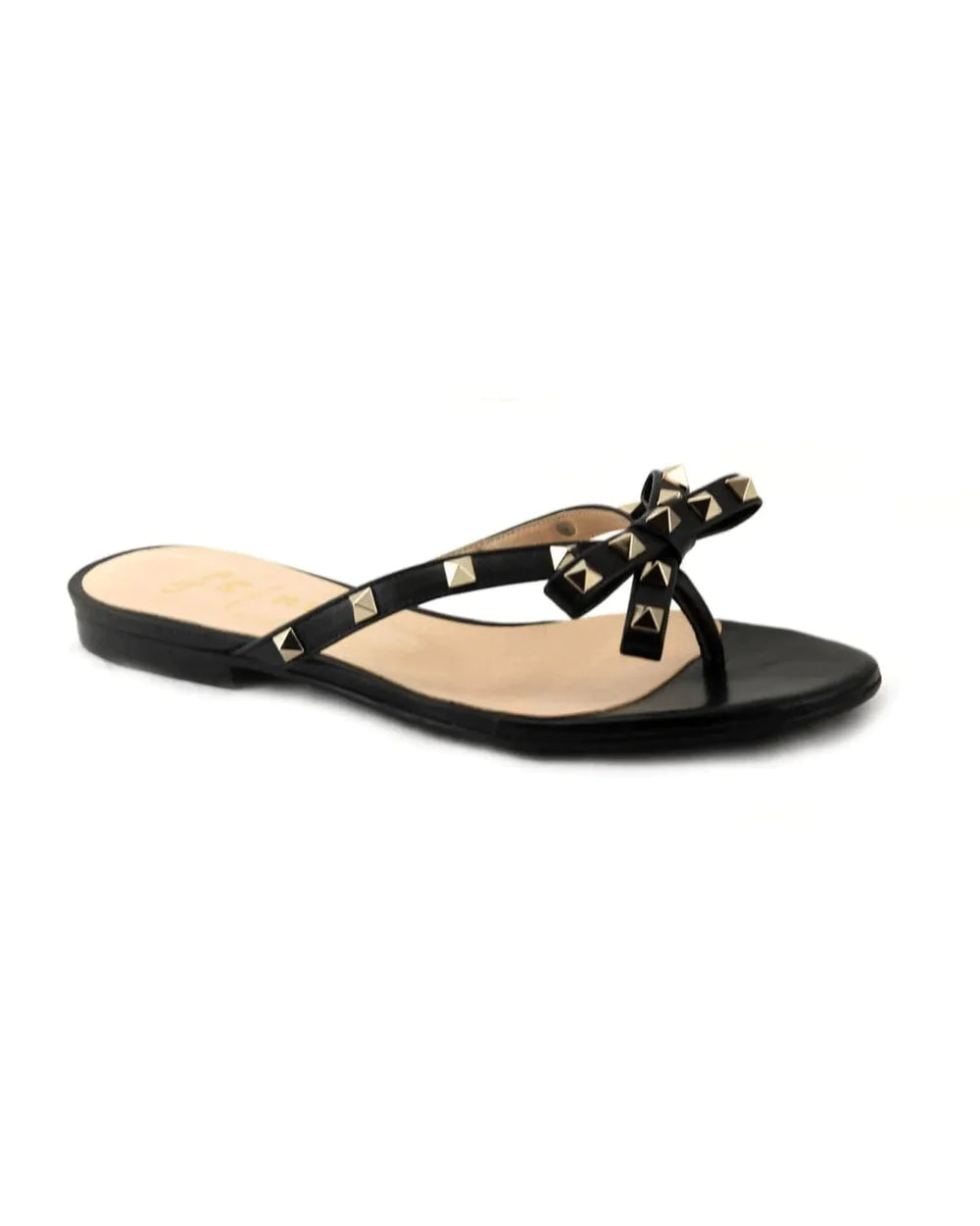 French Sole Bina Sandal - Black Napa