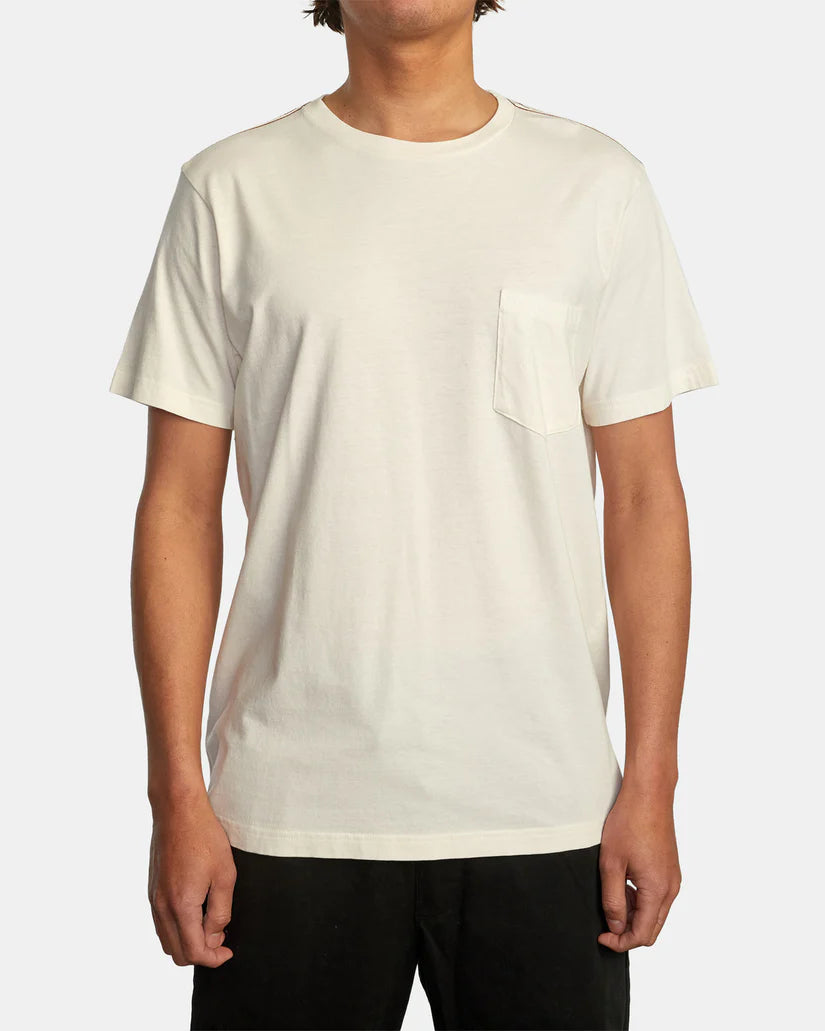 RVCA's PTC II Pigment Short Sleeve Tee in the color Natural