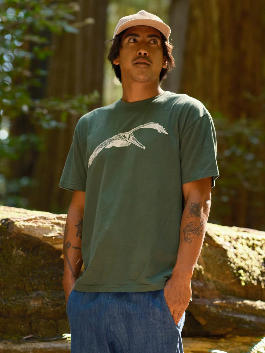 The Mollusk Pelican Tee offers a relaxed and casual fit that's perfect for your everyday style. Shop yours at Harbour Thread in St. Pete, FL!