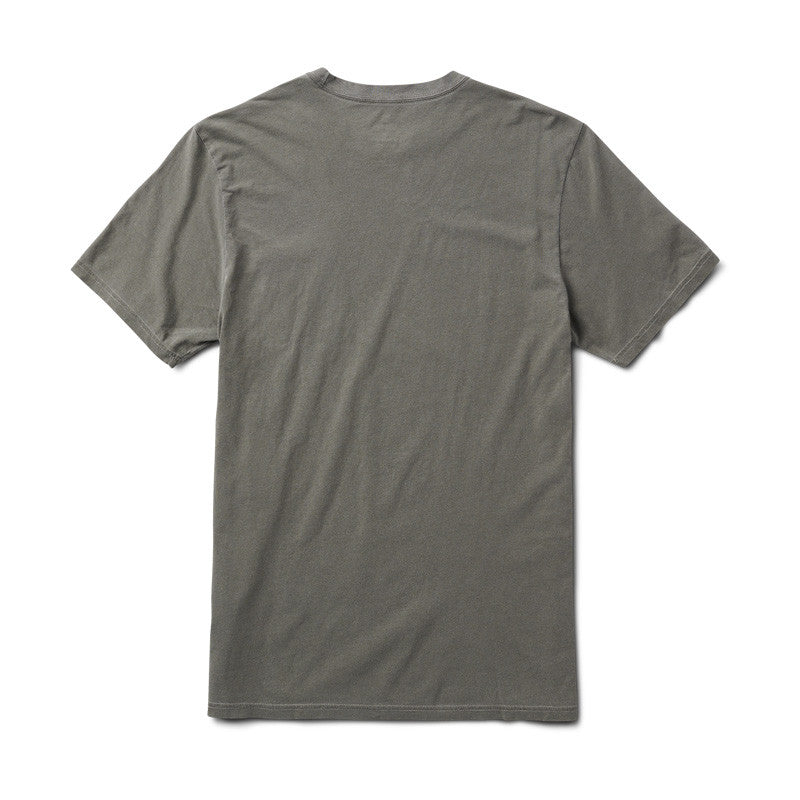 Back view of the Washed Military Made To Fade Tee by Roark