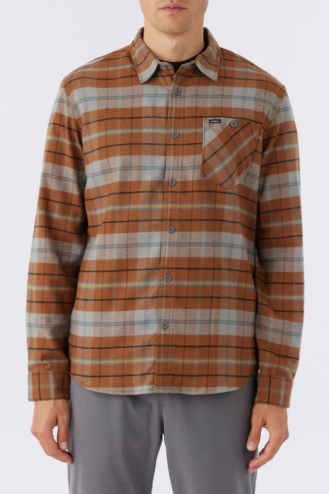 
                      
                        O'Neill Redmond Plaid Stretch Flannel - Med Brown
                      
                    