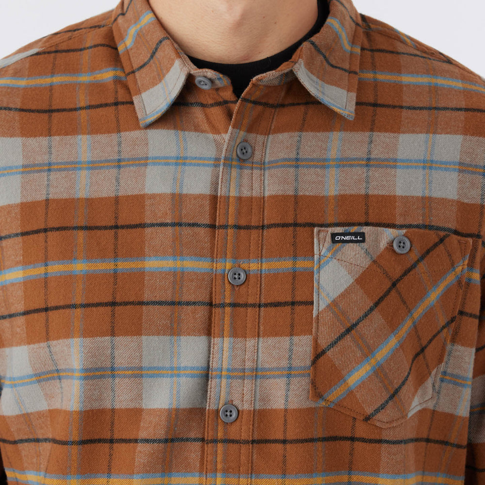 
                      
                        O'Neill Redmond Plaid Stretch Flannel - Med Brown
                      
                    