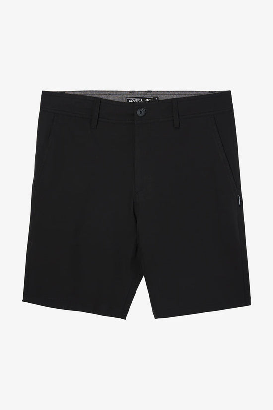 O'Neill Reserve Light Check 19" Hybrid Shorts - Black