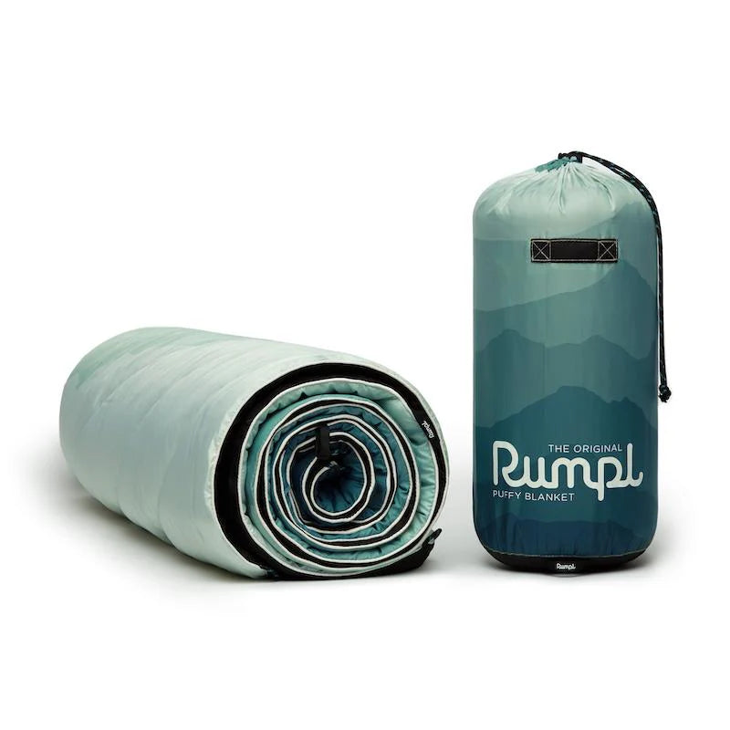 Rumpl's Original Puffy Blanket (1 Person) in the color Cascade Fade